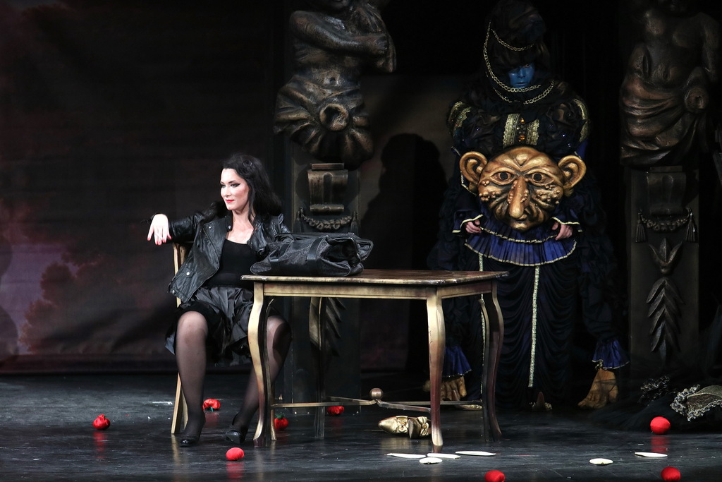 Branislava Podrumac as Nedda in the opera Pagliacci